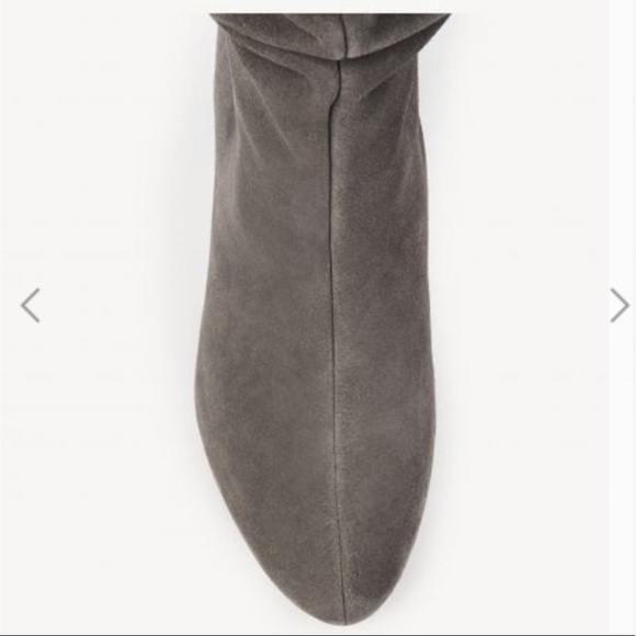 Suede Gray Slouchy Boot by Sole Society - Picture 5 of 6